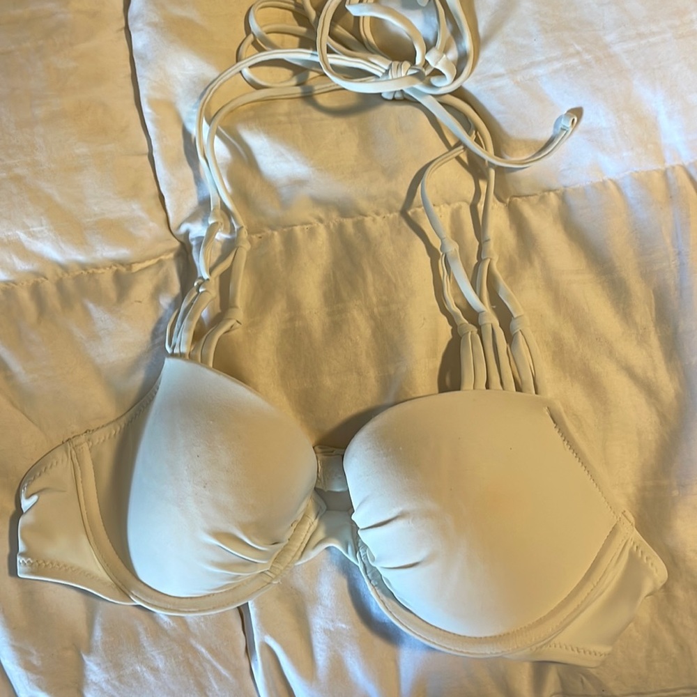 white aerie bikini top
